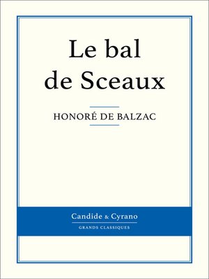 cover image of Le bal de Sceaux